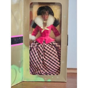 1996 Vintage Winter Rhapsody Black African American Barbie Retro Doll
